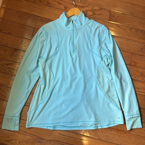 C9 Champion Supersoft Athletic Running Quick Dry Quarter Zip Pullover - Picture 2 of 14
